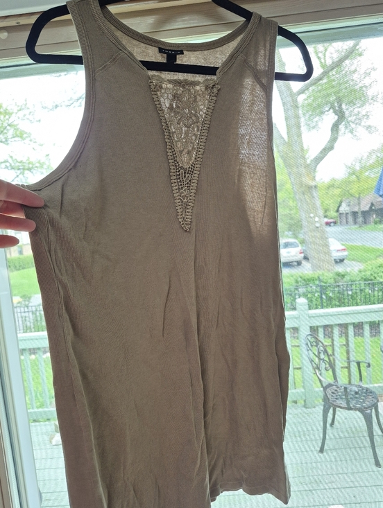 torrid Tops - Torrid Crochet Panel Tank Sz 3